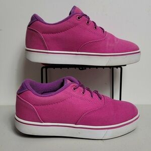 Heelys Girls Sneaker Skate Shoe Solid Hot Pink Youth Size 7